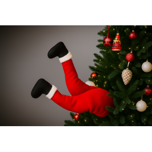 PAPAI NOEL PRESO NA ARVORE USB