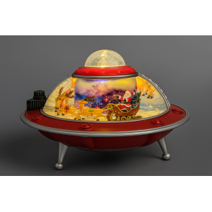 DISCO VOADOR DO NOEL 25CM