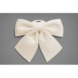 LAÇO NATALINO BRANCO 25CM