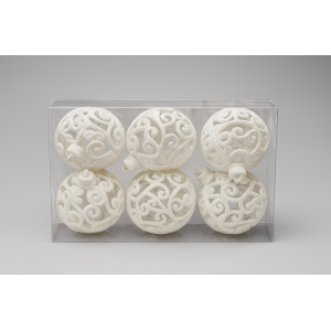 BOLA DE NEVE 6CM 6PCS