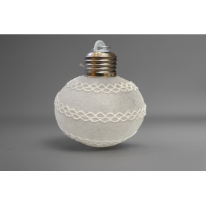 BOLA NATALINA DE GELO 8CM 3PCS 