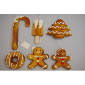 BISCOITO NATALINO 6PCS SORTIDOS