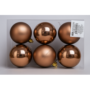 BOLA NATALINA 6CM 6PCS 