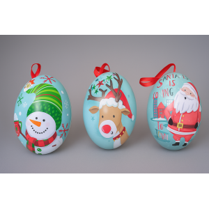 BOLA DE NATAL FERRO 10CM