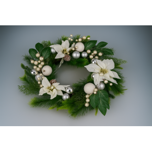 GUIRLANDA DE NATAL DECORADA 58CM