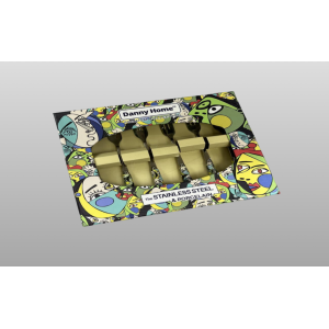 JOGO DE GARFO DE INOX CABO CERAMICO 6PCS