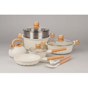 JOGO DE PANELAS DE ALUMINIO 11PCS