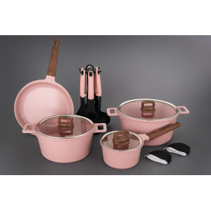 JOGO DE PANELAS REVESTIMENTO GRANITO 16PCS