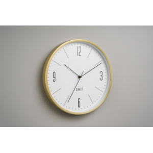 RELOGIO DE PAREDE ALUMINIO 30CM