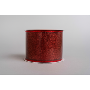 FITA NATALINA GLITER 10 METROS 6.3CM