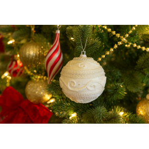 ENFEITE BOLA DE NATAL 8CM