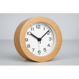 RELOGIO DE MESA DE MADEIRA