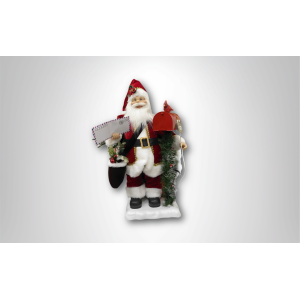 ENFEITE NATALINO DE LUXO PAPAI NOEL TELEGRAMA