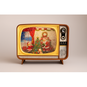 TELEVISAO NATALINO 21CM