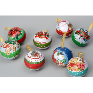 ENFEITE DE NATAL BOLA DE FERRO 6.5CM