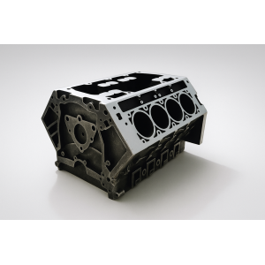 ENFEITE DE RESINA MINI MOTOR V8 12CM