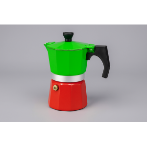 CAFETEIRA ITALIANA DE ALUMINIO 3 XICARAS ITALIA