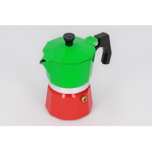 CAFETEIRA ITALIANA DE ALUMINIO 6 XICARAS ITALIA