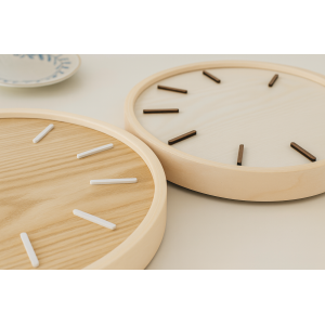 RELOGIO DE PAREDE DE MADEIRA 30CM