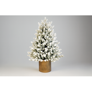 ARVORE DE NATAL NEVADA 90CM 189 GALHOS BASE DE METAL