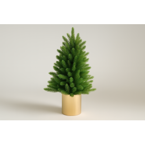 ARVORE DE NATAL 45CM 60 GALHOS BASE DE METAL