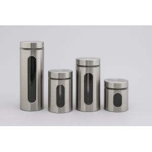 JOGO DE POTE INOX 4PCS
