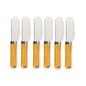 KIT ESPÁTULA PATÊ INOX 6PCS