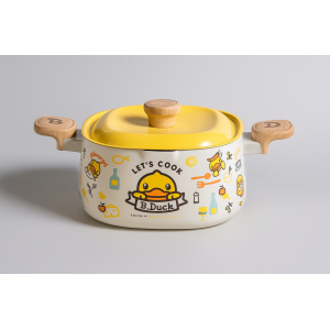 CAÇAROLA DE ALUMINIO CERAMICO COM TAMPA 22CM