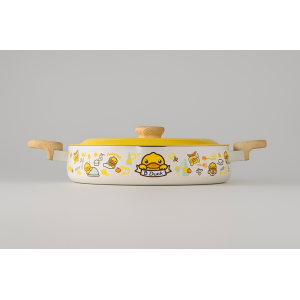 CAÇAROLA DE ALUMINIO CERAMICO COM TAMPA 28CM