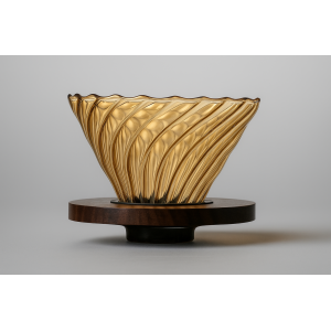 COADOR DE CAFÉ VIDRO AMBAR