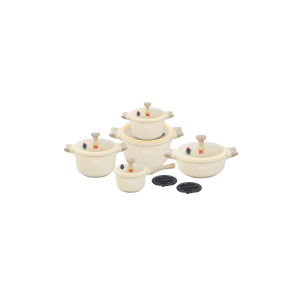 JOGO DE PANELAS DE ALUMINIO CERAMICO 5PCS
