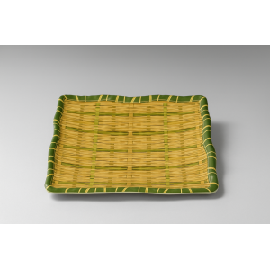 BANDEJA DE MELAMINA BAMBU 20CM