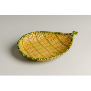 BANDEJA DE MELAMINA BAMBU 28CM