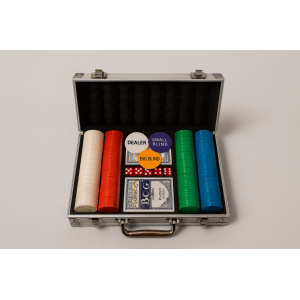 JOGO DE POQUER COM MALETA 200 FICHAS