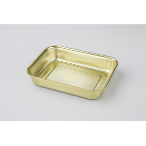 CESTO DE INOX DOURADO 30CM