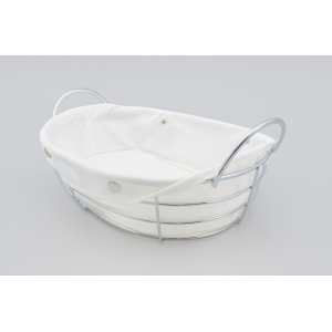 CESTO PARA PÃES ARAMADO DE INOX