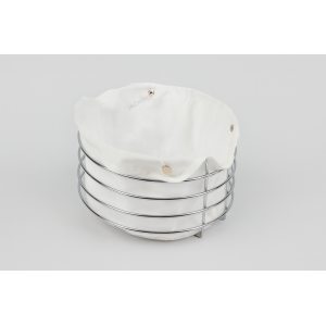 CESTO PARA PÃES ARAMADO DE INOX