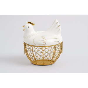 CESTO PORTA OVOS DE GALINHA