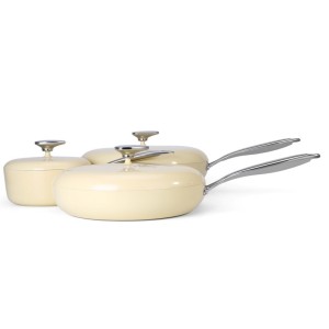 JOGO DE PANELAS DE ALUMINIO CERAMICO 6PCS PEROLA