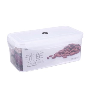 POTE HERMÉTICO DE PLÁSTICO COM TAMPA