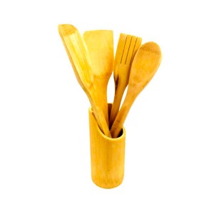 KIT ESPÁTULA DE BAMBU 5PCS