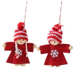 ENFEITE DE NATAL ANJO 2PCS