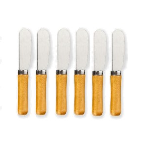 KIT ESPÁTULA PATÊ INOX 6PCS