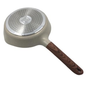 PANELA DE ALUMÍNIO COM TAMPA DE VIDRO GRANITO 24CM