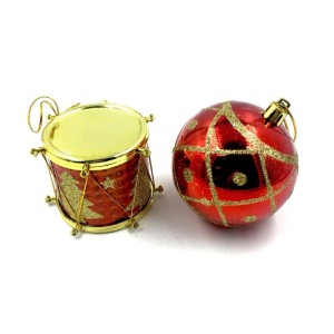 ENFEITE BOLA DE NATAL 6 PEÇAS