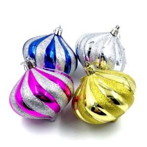 ENFEITE BOLA DE NATAL 4 PEÇAS