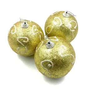 ENFEITE BOLA DE NATAL 3 PEÇAS