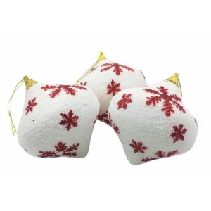 ENFEITE BOLA DE NATAL 3 PEÇAS