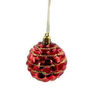 ENFEITE BOLA DE NATAL 6 PEÇAS