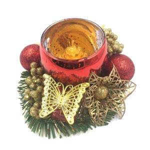 ENFEITE CASTIÇAL DE NATAL